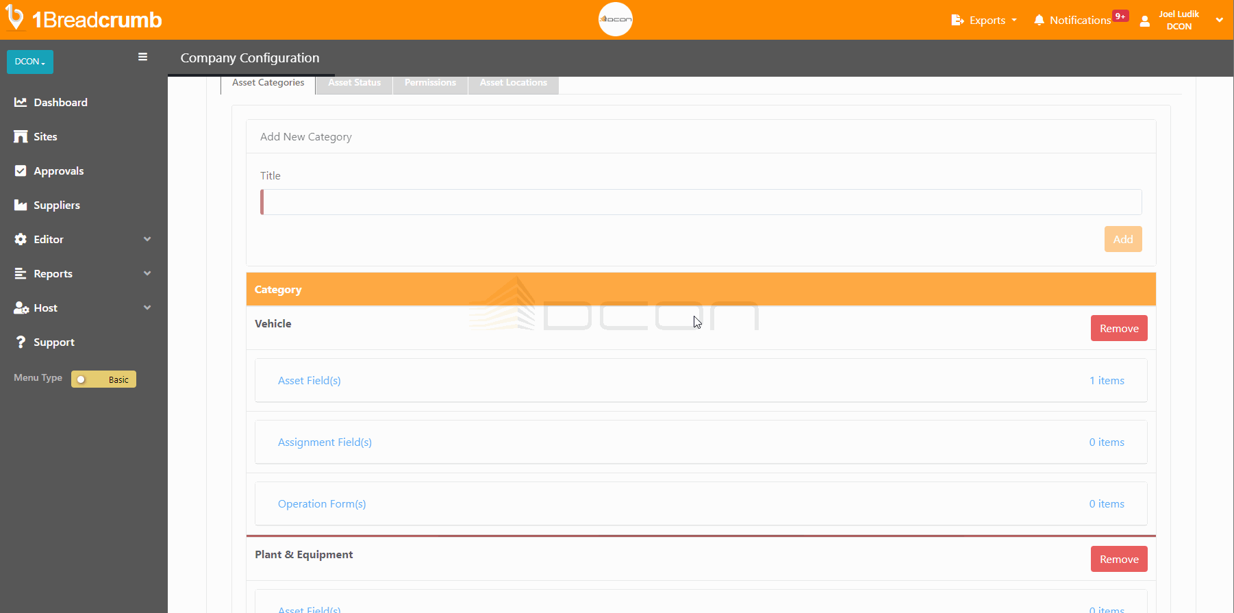 Asset Report Setup - 3