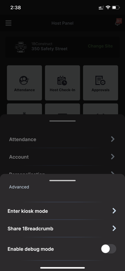 Set-up a Site Kiosk
