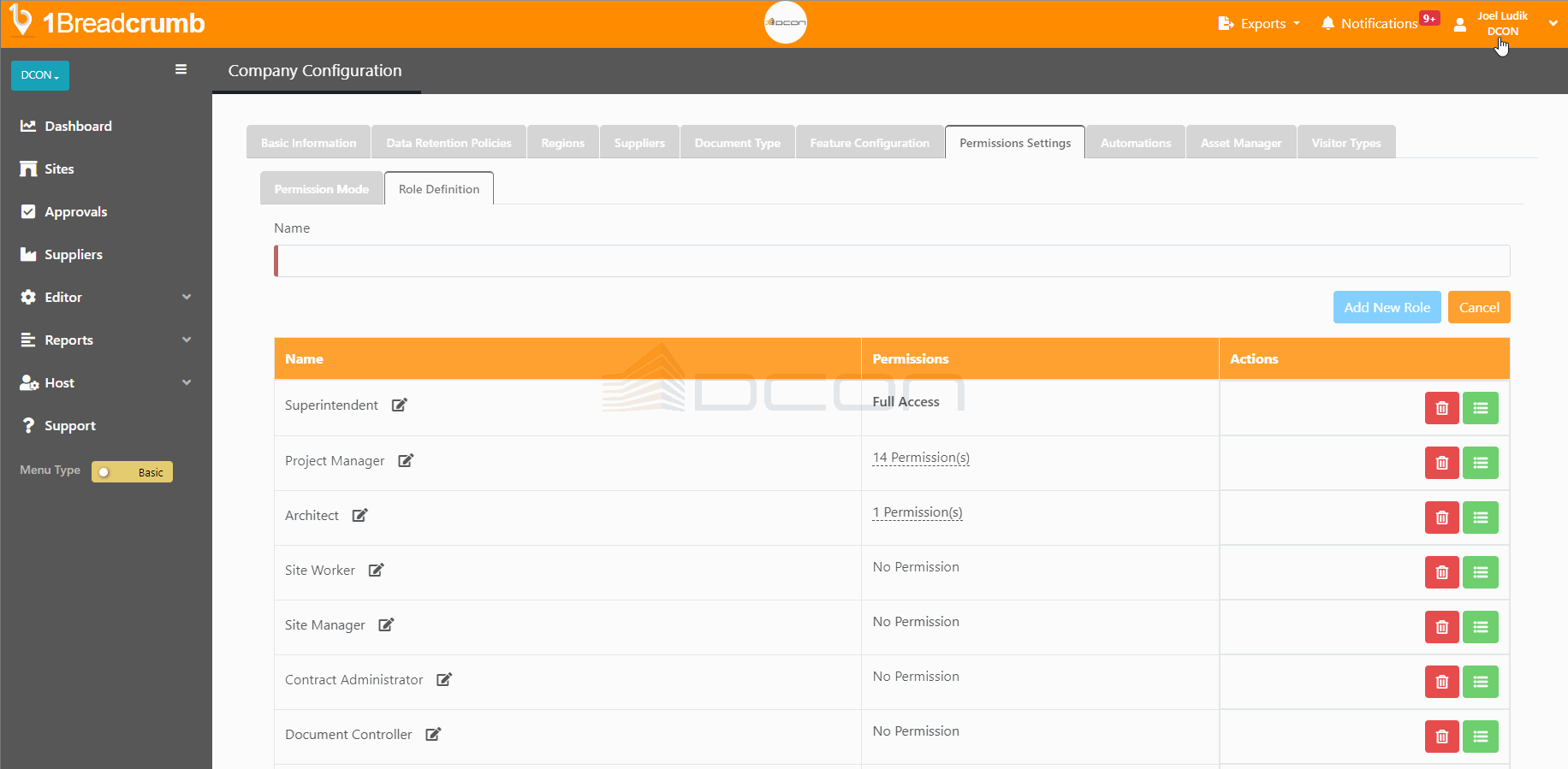 Role Based Permissions 3