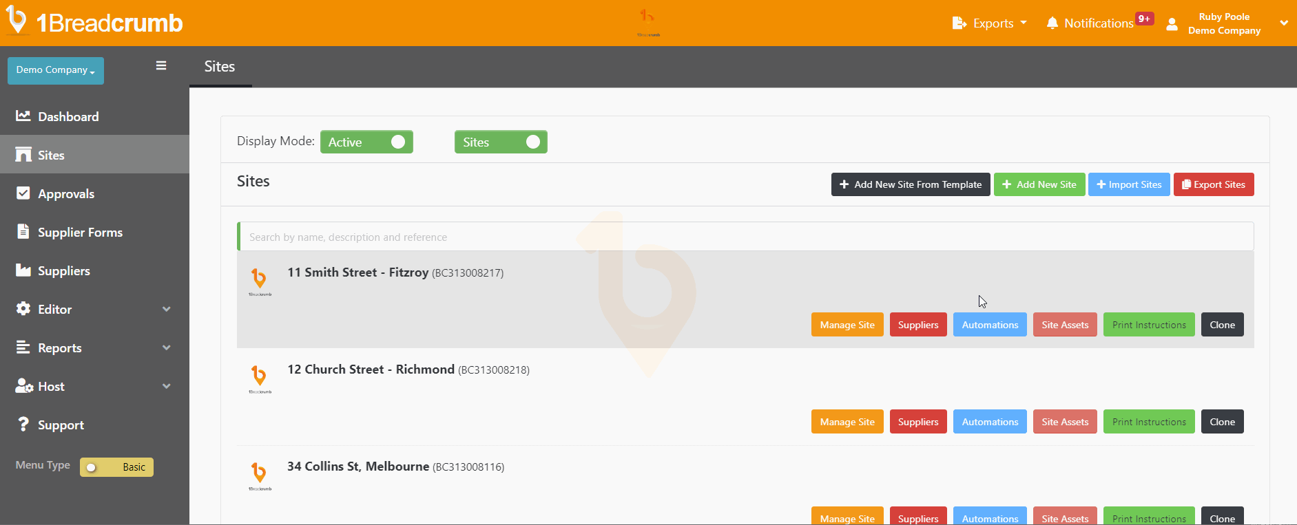 Clone a Site