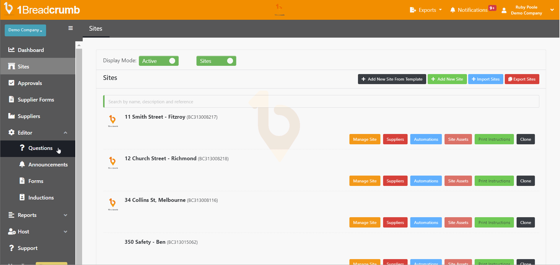Create Question Sets